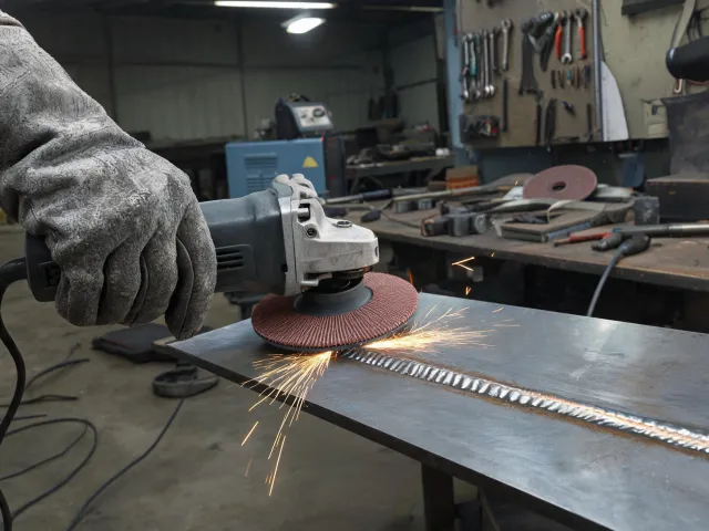Weld bead cleanup