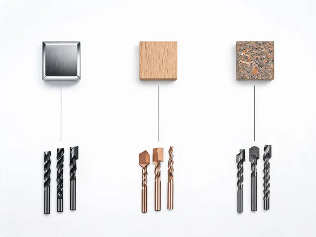 Drill bit material matching