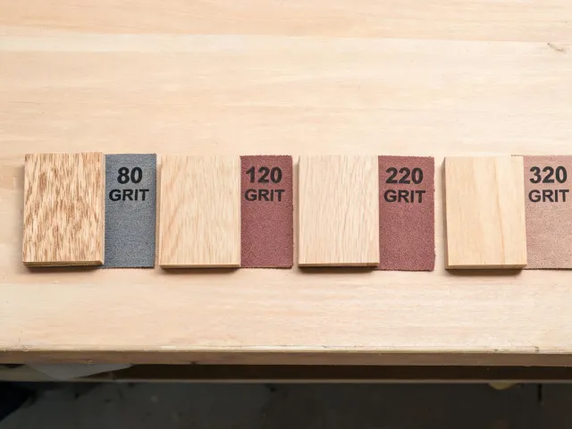 Finish sanding workflow