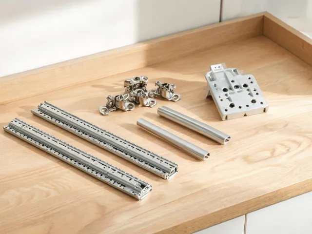 Cabinet installation hardware layout